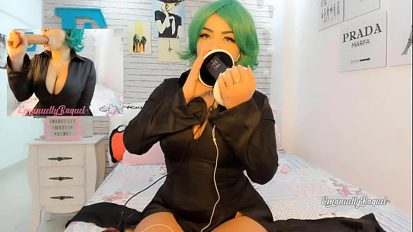 ASMR INTENSE porn ear licking Tatsumaki cosplay teasing and making you cum