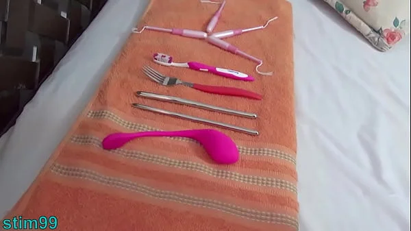 Japanese Tampons insertion in Cervix and  Fucking with Objects