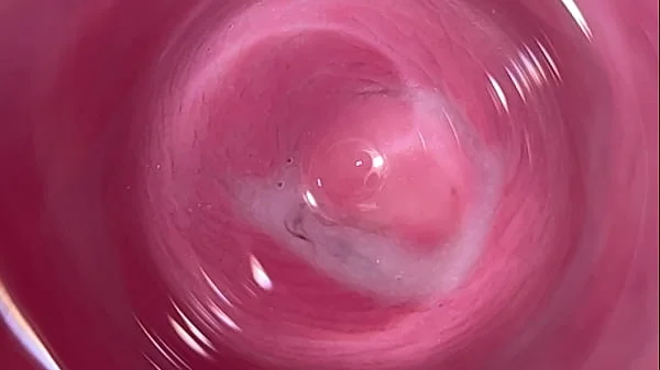 Camera deep inside my creamy pussy
