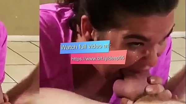 Crazy MILF Deepthroat Best Blowjob Ever, HE TRY TO RUN!!