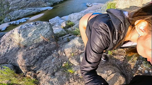 Naughty hikers - they got the summit and got busy on it fucking