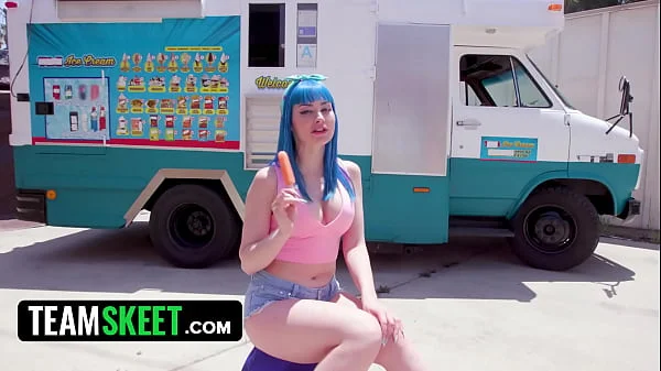 Gorgeous Jewelz Blu Does A Sex Interview And Fucks Cock For Ice Cream On A Hot Day - TeamSkeet AllStars