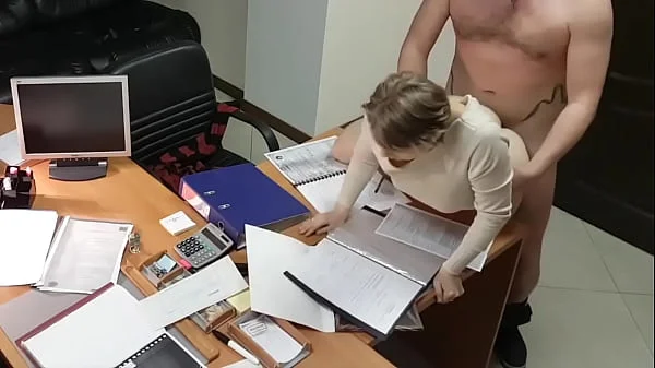 Hot Blonde Secretary Fucked By Boss In Office