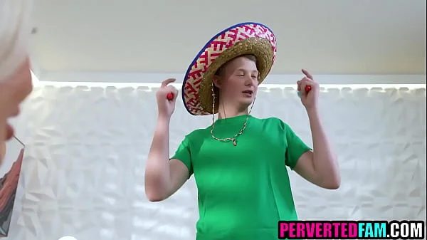Fat ass MILF step mom has sex with step son on cinco de mayo | Callie Brooks