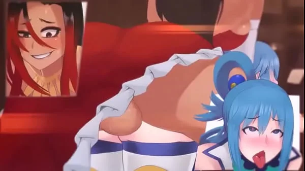 Aqua tem seu cuzinho aberto por um pau enorme