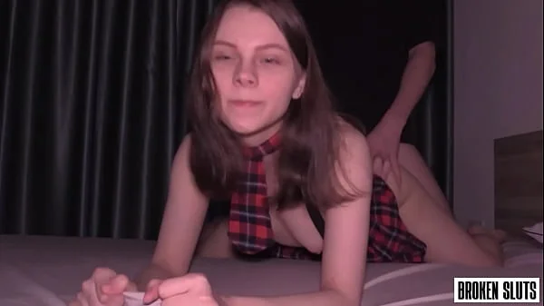 College Cutie Used As A Human Cum Dumpster