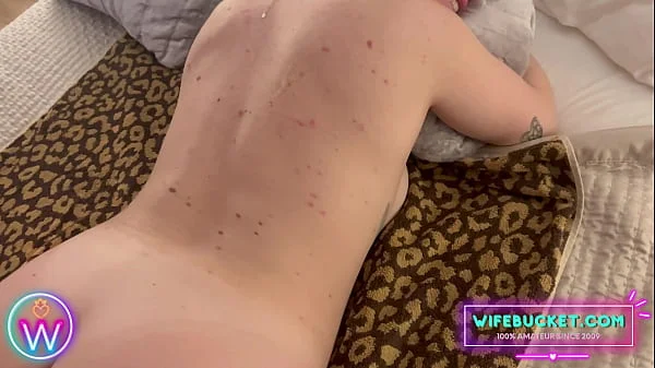 Wife Porn by Wifebucket - First I massaged my step-sister and then she massaged my throbbing cock
