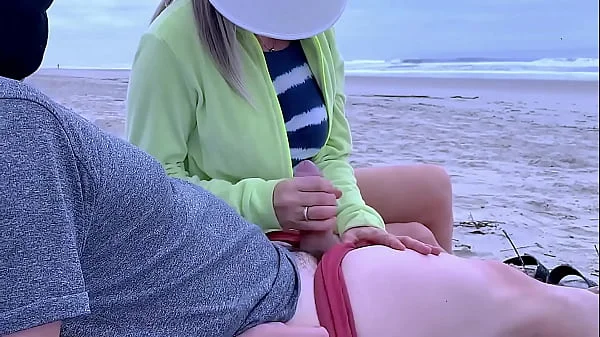 Who has never wanted to fuck on a public beach? Sometimes someone shows up and we have to hide it, but when it's calm, the dick fucks my ass hole deliciously