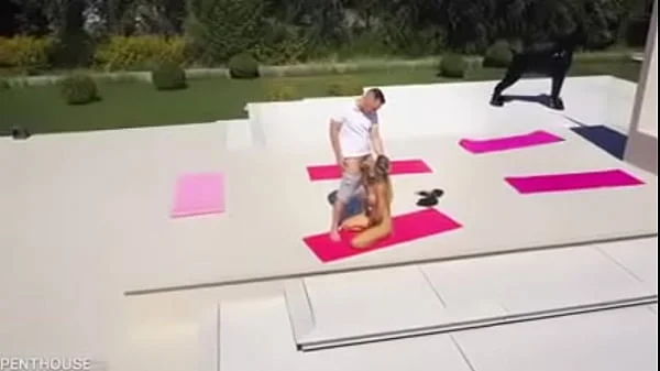 Shalina Devine taking dick after yoga class