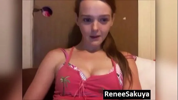 ReneeSakuya reacting to a dick video she was sent of a guy cumming