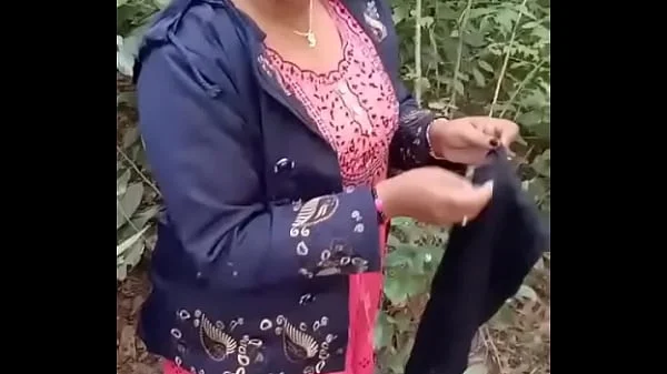 Mangal in the jungle, she made her pussy red after fucking her stepsis in clear audio Voice