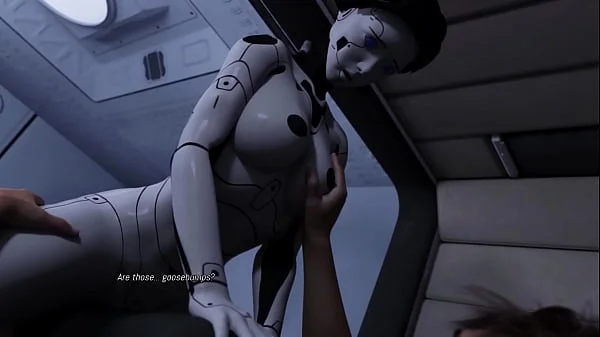 Projekt Passion Busty AI Sex Robot Gets Anal Fucking by Big Cock with Big Bouncing Tits