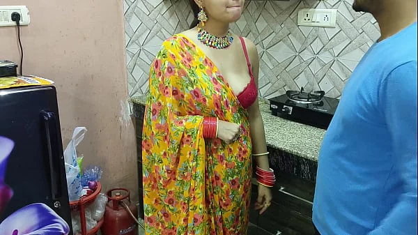 Blackmailing and fucking my ex gf who is now my bhabhi ki saree utar ke kitchen main uski mast Gand Marne ka socha