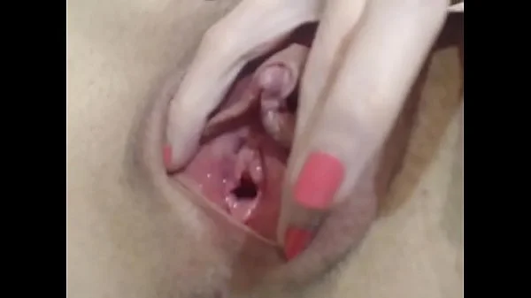 Amateur close up big clit rubbing orgasm and pussy gaping