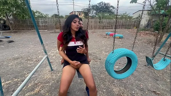 And if they discover us? , fun sex in a public park with my fucking whore girlfriend and a horny stranger