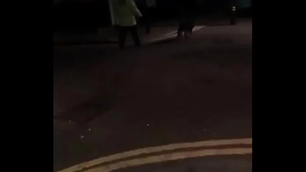CAUGHT Sucking Dick in the Middle of the Street at Night - Marina Maya