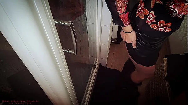 Slut Girl Fucked Like a Female Dog In The Bathroom