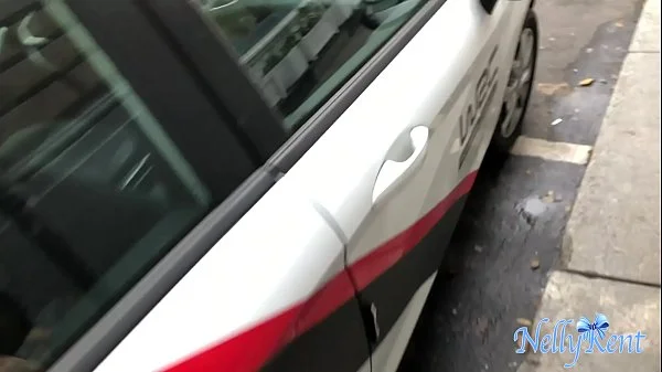 Stranger helps her to lift the bags in exchange of a blowjob in his car.Caught in public giving a blowjob