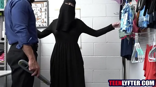 Hot muslim girl fucked hard for shoplifting