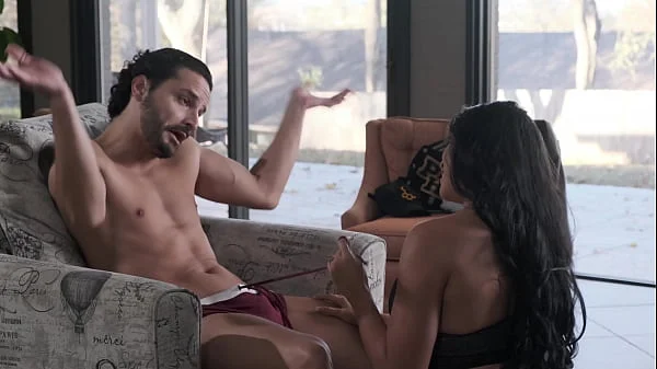 I have to fuck my sexy gamer husband to convince him to come hang out