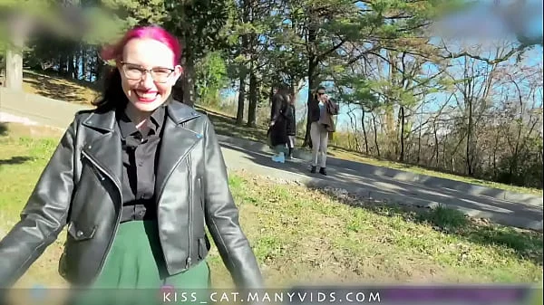 Fuck me in Park for Cumwalk - Public Agent Pickup Russian Student to Real Outdoor Sex / Kiss Cat