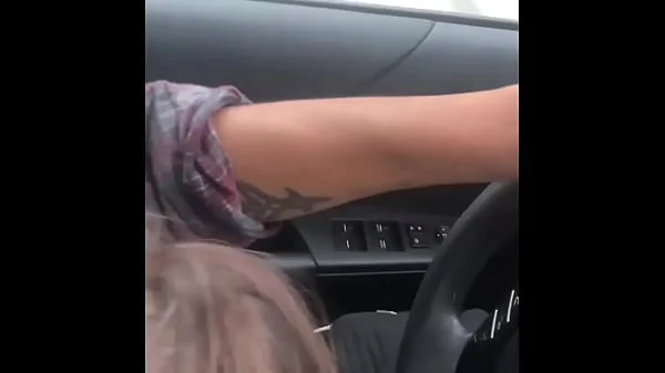 Training my Lesbian Bestfriend To Suck My Cock on Car Rides