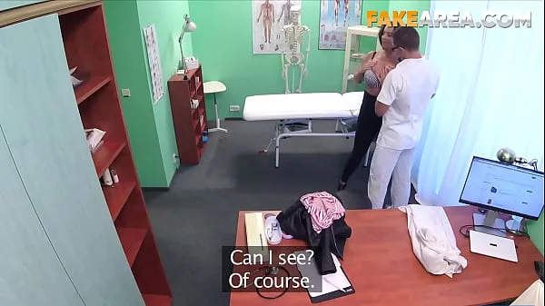 Fake Doctor Touching the Big Tits of her Patient | Hidden cam