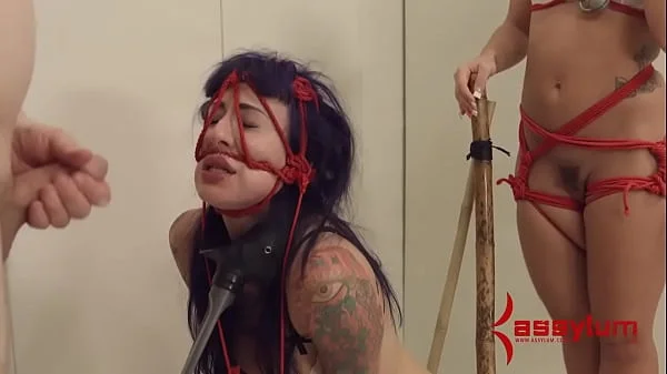 Bound bdsm trio slaves