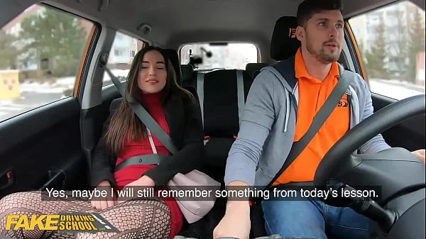 FakeDrivingSchool Learner Nataly Gold Isn’t Wearing Any Panties