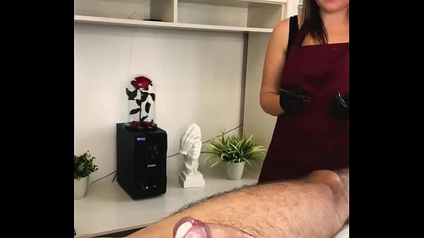While studying with SugarNadya the client powerfully ejaculated, the student saw a powerful cumshot