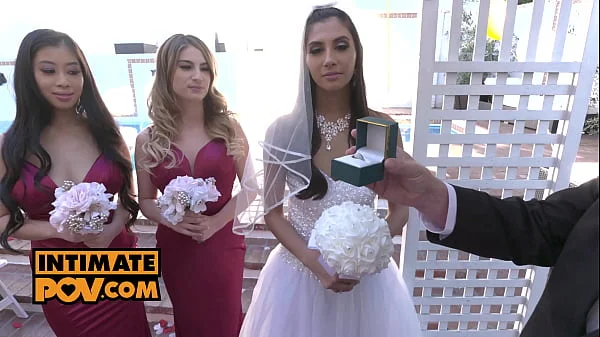 itsPOV - Wedding night fuck foursome with Gianna Dior, Kristen Scott and Jade Kush