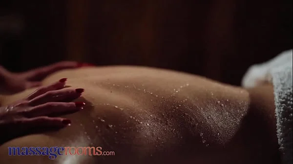 Massage Rooms Petite Czech blonde Lady Bug romantic blowjob hardcore sex and creampie