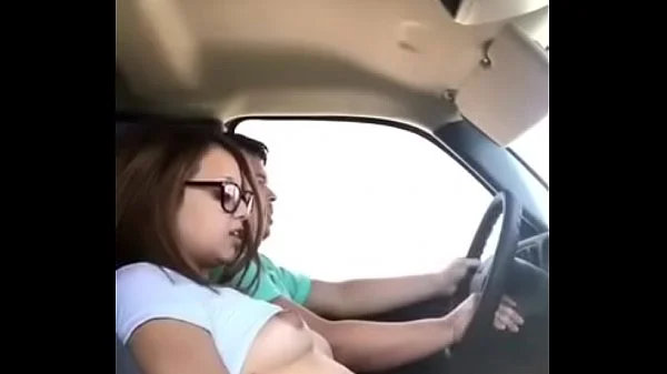 Fucking lexi while Driving on the Highway