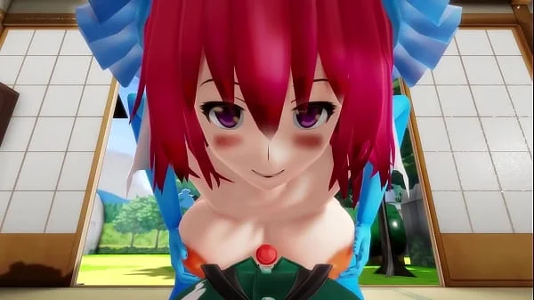 MMD Futanari Sex (Touhou Helping The Gardener!)