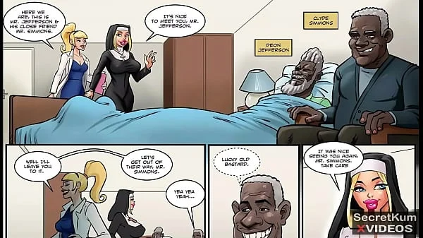 Heavenly Touch - Nun fucked by Old Big Dick BlackMan - Oldman BBC