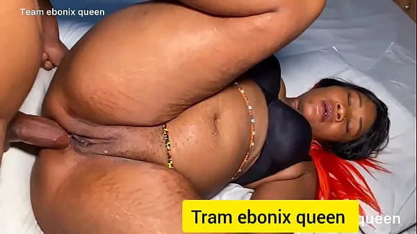 ANAL VERY HARD AND PAINFUL  ANAL SEX FOR EBONY MILF LEFT WITH A GAPING ASS