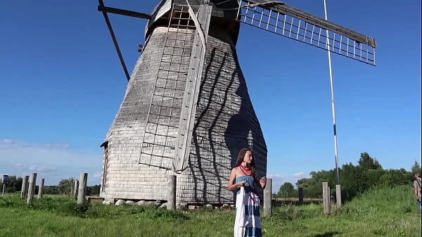 Naked in the village